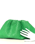 Nappa Maxi Intrecciato The Pouch Oversized Clutch Parakeet