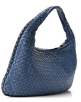 Nappa Intrecciato Medium Veneta Hobo Oceano