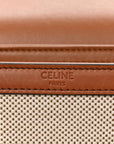 Textile Natural Calfskin Teen Triomphe White Tan