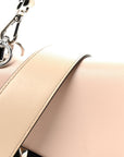 Vitello Liberty Lucido Metal Monster Eyes Studded Kan I Shoulder Bag Cuoio Bubblegum Light Blue