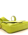 Nappa FF 1974 Embossed Baguette Wasabi