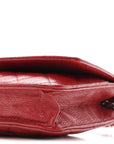 Caviar Quilted Wallet on Chain WOC Red