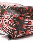 Monogram Jungle Dots Palm Springs Backpack PM Sugar Pink Poppy