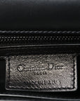 Calfskin Macrocannage Large Caro Bag Black