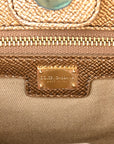 Metallic Dauphine Medium Frame Tote Gold