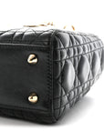 Lambskin Cannage Small My ABCD1OR Lady D1OR Black