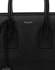 Calfskin Small Sac De Jour Black