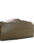 Smooth Butter Calf The Pouch Oversized Clutch Mustard