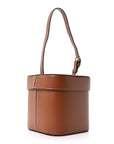 Smooth Calfskin Medium Cuir Triomphe Box Tan