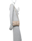 Grain De Poudre Monogram Uptown Chain Wallet Taupe