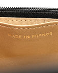 Lambskin Quilted CC Pearl Crush Wallet on Chain WOC Black