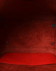 Grained Calfskin Mini Belt Bag Vermillion