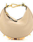 Vitello Grace Matte Nano FNDIgraphy Hobo Charm Nuvola