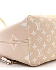 Monogram Giant Spring In The City Neverfull MM Sunset Kaki
