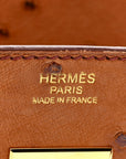 Ostrich Birkin 30 Cognac