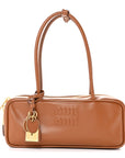 Nappa Small Beau Top Handle Bag Cognac