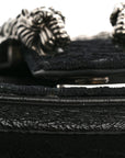 Velvet Skipper Crystal GG Monogram Small Dionysus Shoulder Bag Black Black Diamond