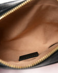 Suede Patent Web Mini Ophidia Shoulder Bag Hibiscus Red Black