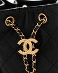 Caviar Quilted Small CHNL 25 Handbag Black