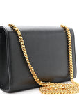 Grain De Poudre Small Monogram Kate Satchel Black
