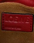 Calfskin Mini Flamenco Knot Bag Red