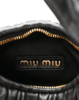 Nappa Matelasse Mini Wander Hobo Black