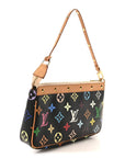 Monogram Multicolor Pochette Accessories Black