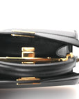 Shiny Nappa Petite Peekaboo I SEE U Satchel Black
