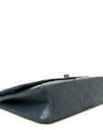 Aged Calfskin Quilted 2.55 Reissue 226 Flap Dark Blue