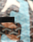 Goyardine Saint Louis Lettres Camouflage PM Black Blue