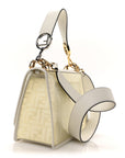 TPU FF Vitello Century F is FNDI Kan I Shoulder Bag White