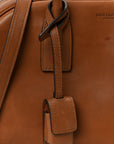 Calfskin Small Sac De Jour Boston Handle Toasted Brown