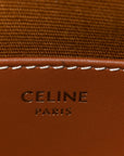 Canvas Calfskin Triomphe Mini Honorine Bag Tan