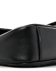 Calfskin Matelasse Mini GG Marmont Shoulder Bag Black