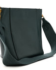 Soft Grained Calfskin Small Sangle Bucket Bag Amazone