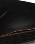 Shiny Alligator Kelly Sellier 32 Havane
