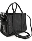 Sequin Small The Tote Bag Black