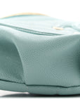 Caviar Quilted Filigree Waist Bag Light Blue