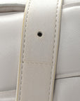 Nappa Maxi Intreccio Padded Cassette Crossbody Bag Chalk