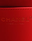 Caviar Quilted Mini CHNL 25 Handbag Red