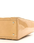 Patent Cannage Large Lady D1OR Dark Beige