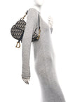Oblique Saddle Bag Blue