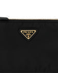 Re-Nylon Spazzolato Re-Edition 2002 Shoulder Bag Black