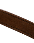 Shearling Suede Mini Le 5 A 7 Vertical Hobo Natural Beige Dark Cigar