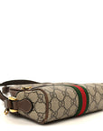 GG Supreme Monogram Web Mini Ophidia Shoulder Bag Brown