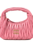 Nappa Matelasse Small Wander Hobo Pink