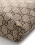 GG Supreme Monogram Web Messenger Bag Black