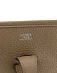 Taurillon Clemence Evelyne III PM Beige Marfa
