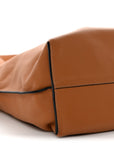 Calfskin Large Flamenco Knot Bag Warm Desert