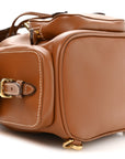 Soft Calfskin Medium Backpack Cognac